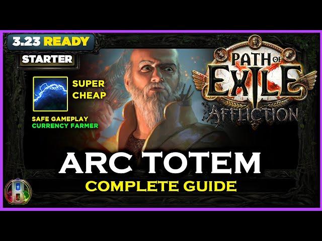 [PoE 3.23] LEAGUE STARTER  - ARC TOTEM HIEROPHANT - PATH OF EXILE AFFLICTION - POE BUILDS