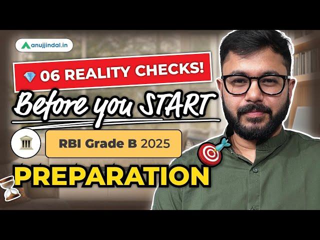 Myths in RBI Grade B Preparation | Common Mistakes | Crack RBI 2025 in First Attempt | Anuj Jindal