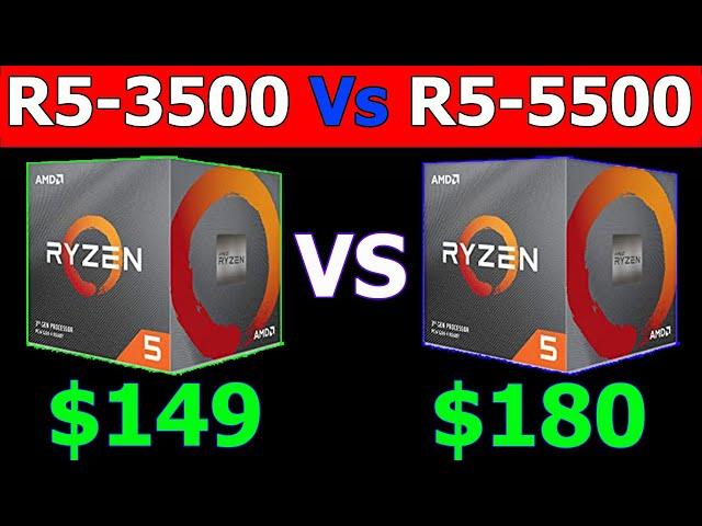 Ryzen 5-5500x Vs Ryzen 5-3500  ||  4K, High Setting  Gaming Benchmarks.