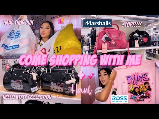 COME SHOPPING WITH ME + HUGE HAUL  | forever 21 x hello kitty, Ross, Burlington, Marshalls, & more!