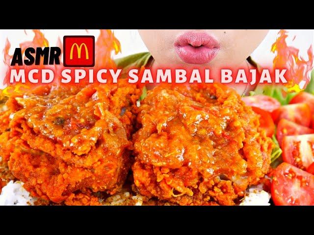 BARU!! ASMR AYAM SPICY MCD LENGKUAS SAMBAL BAJAK | ASMR INDONESIA