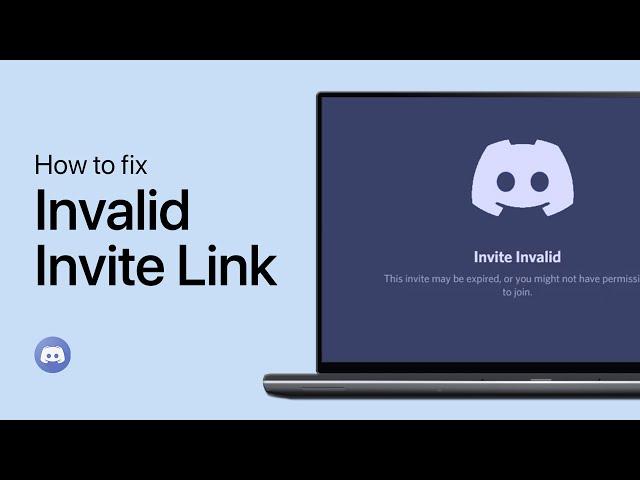 How To Fix Discord Invalid Invite Link - Expired Server Link Fix