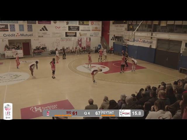 SIG - Feytiat Basket 87 18 journée LF2