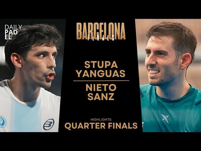 QUARTER FINALS | Stupa/Yanguas VS Nieto/Sanz | Premier Padel Finals | Barcelona