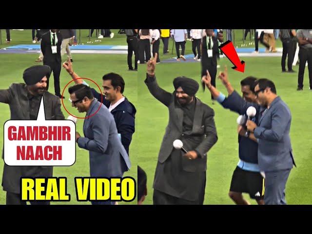 Gautam Gambhir and Navjot Singh Sidhu amazing dance after INDIA won the Champions Trophy | CT2025