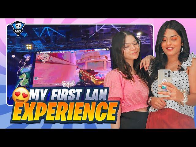 My 1st Lan Experience  | Skyesports Lan Event Mumbai - Day 1 | Pinkcess