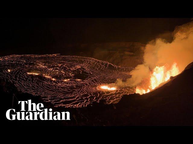 Kilauea volcano begins erupting on Hawaii's Big Island