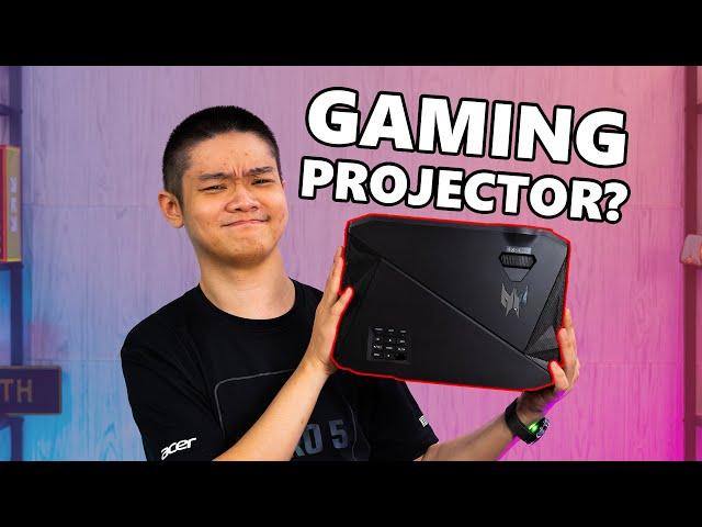 Is this ACTUALLY viable?! Acer Predator GD711 gaming projector test!