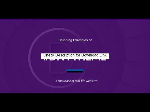 Watch How To Download Divi Theme And Page Builder For Free - Divi Theme Download Free