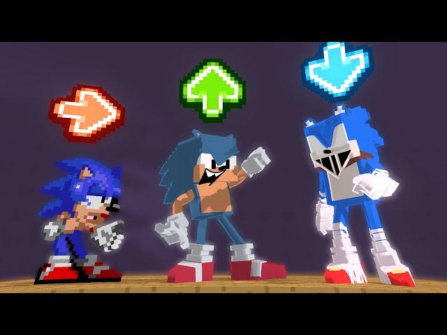 FNF Character Test | Gameplay VS Minecraft Animation | VS Sonic