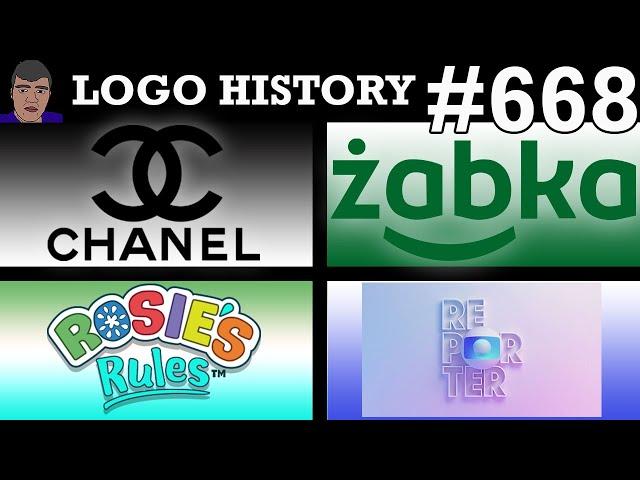 LOGO HISTORY #668 - Żabka, Chanel, Rosie's Rules & Globo Repórter