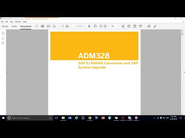 Tech E Training ::SAP S 4 HANA Conversion(SUM- DMO) Demo Session