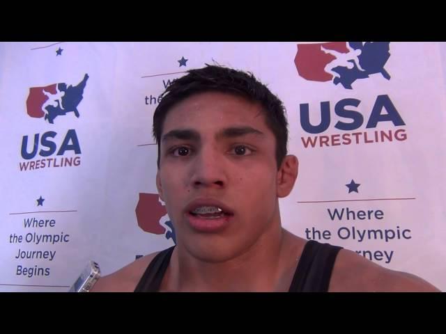 Zahid Valencia, 84 kg UWW Junior freestyle national champion