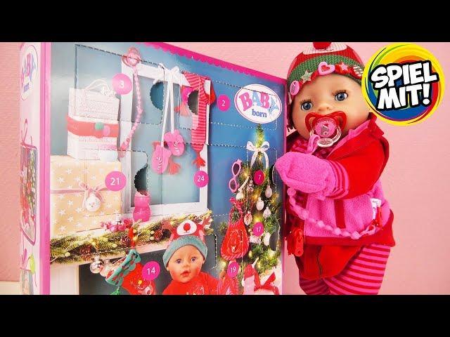 Baby Born ADVENTSKALENDER 2018 - Komplettes  PUPPEN WEIHNACHTSOUTFIT - Wir öffnen alle 24 Türchen