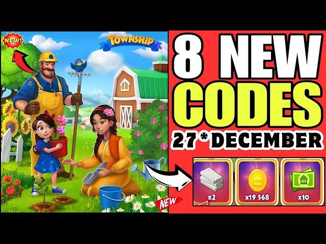 27-DECEMBERCODES️TOWNSHIP PROMO CODES IN ️DECEMBER 2024 - REDEEM CODES FOR TOWNSHIP IN 2024