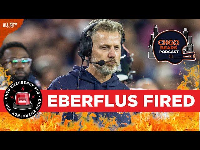 MATT EBERFLUS FIRED! Chicago Bears make head coaching change | CHGO Bears Emergency Podcast