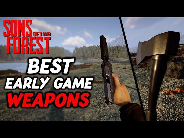 Sons Of The Forest | Best Early Game Weapons And How To Get Them