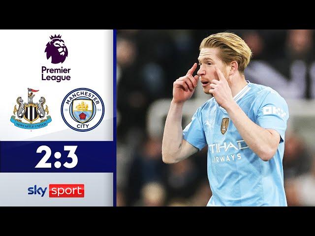 Er war nie weg! De Bruyne dreht das Spiel! | Newcastle  - Man City | Highlights - Premier League