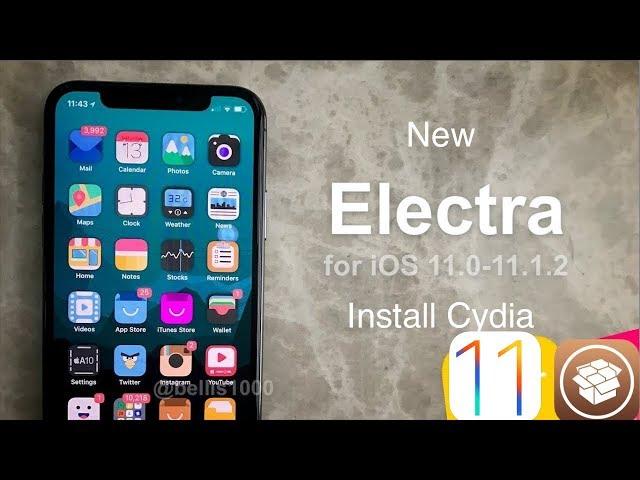 New iOS 11-11.1.2 Jailbreak Install Cydia