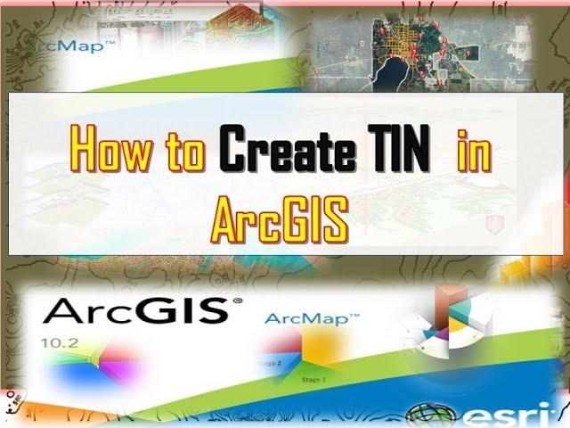 How to #Create #TIN in  #ArcGIS |  #Software_School | Tutorial 52