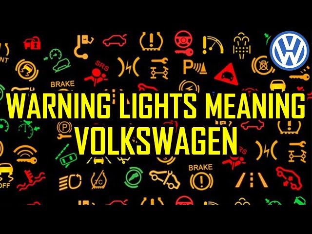 VW Warning Lights Meaning