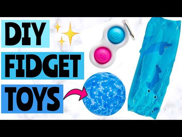 DIY FIDGET TOYS! Stress Ball, Water Snake | How to make fidgets! EASY! Viral TikTok Fidgets