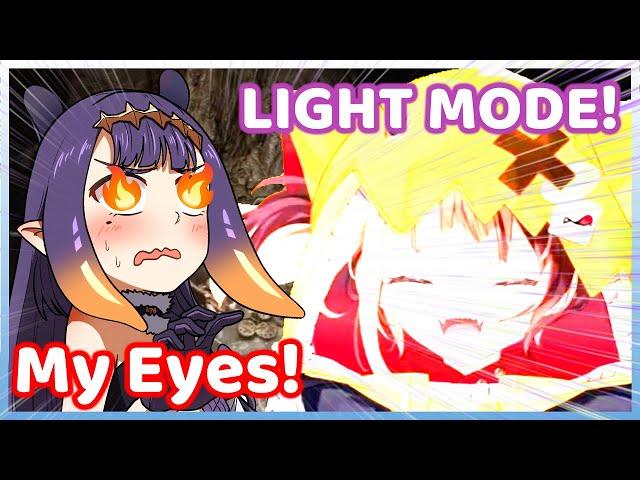 Ina Found Out that Gigi Loves Using Discord Light Mode… (Hololive)