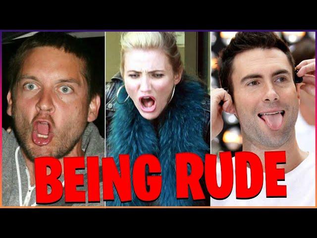 Celebrities being SUPER RUDE to Fans! (PART 2)