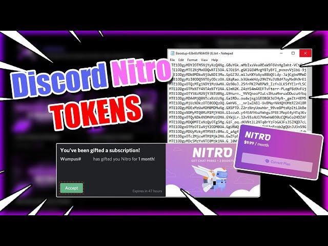 How to get Discord Nitro Tokens, CHEAPEST/FREE Nitro & Server Boosts.