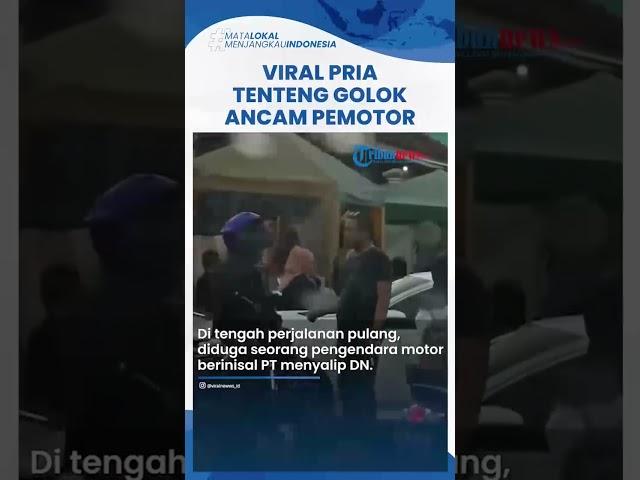 Video Viral Pria di Pandeglang Tenteng Golok hingga Ancam Pengendara Motor, Polisi Ungkap Faktanya