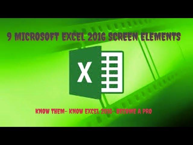 Guide to Microsoft Excel 2016 for Beginners.