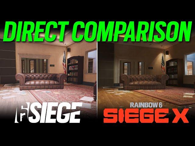 Direct Comparison Siege X Graphics Upgrade - 6News - Rainbow Six Siege #PCGamePassPartner