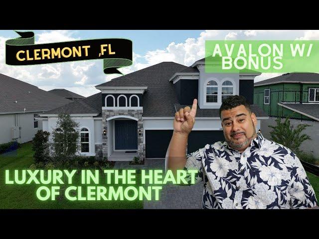 Clermont New Construction in Hartwood landings by Dreamfinders The Avalon with bonus Floor Plan