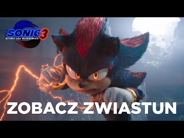 Sonic 3. Szybki jak błyskawica - Zwiastun PL (Official Trailer)