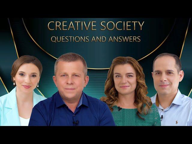 Creative Society. Questions and Answers