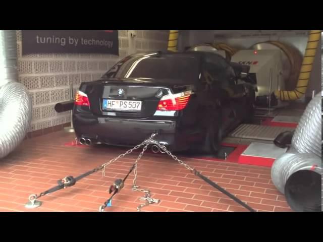 BMW M5 E60 F1 Sound! Black Beast! Exhaust flap system of the KKS. 630HP Engine, Tunning