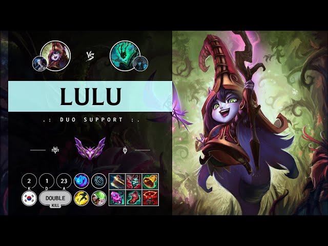 Lulu Support vs Thresh - KR Master Patch 14.10