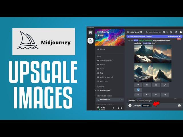 How To Upscale Midjourney Images For Printing - SIMPLE Method