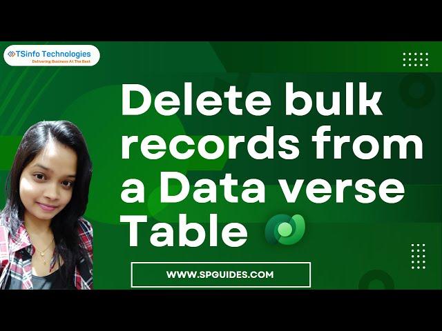 How to delete bulk records from a Dataverse table