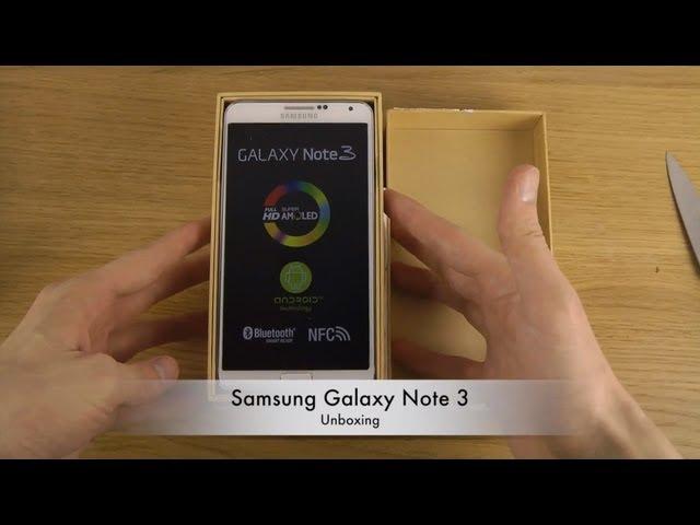 Samsung Galaxy Note 3 - Unboxing