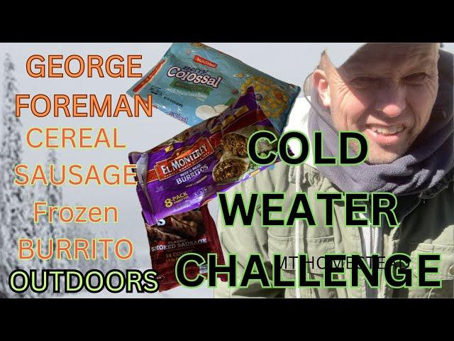 Ned's Cold weather challenge with treats!!! #fake #funny