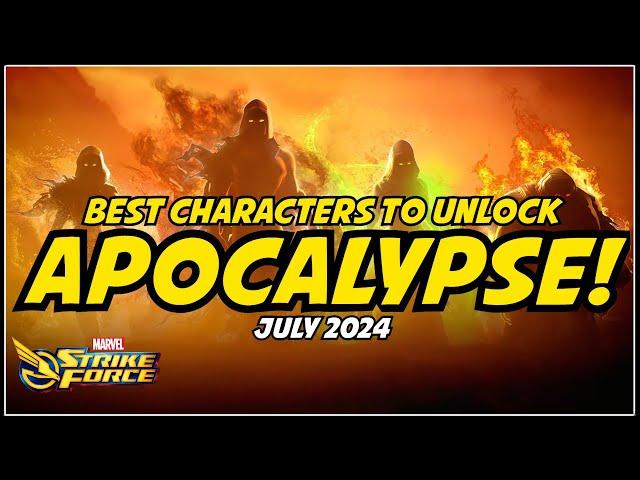 Recommended Teams For Apocalypse Unlock! | Iso Crunch? | July 2024 | Marvel Strike Force