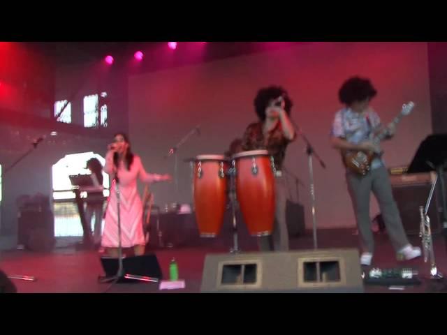 100% Poly performs Turn the Beat Around at the RiverStage in Jeffersonville,