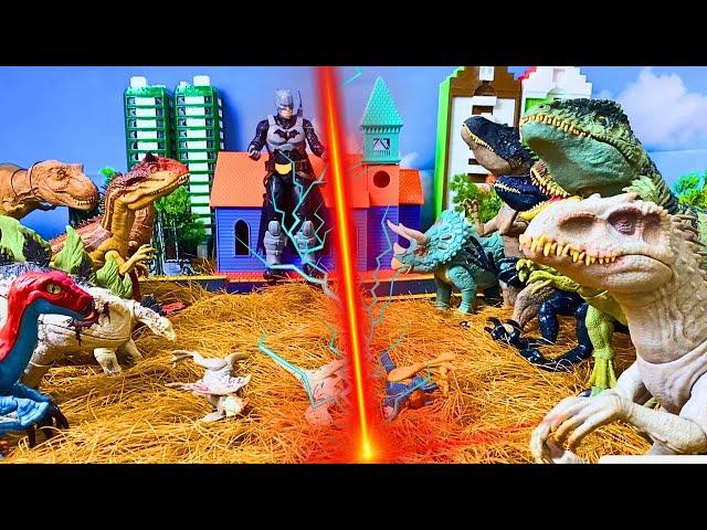 Jurassic World Dinosaurs :T-REX vs Spinosaurus vs Kronosaurus vs Spinosaurus vs Carnotaurus