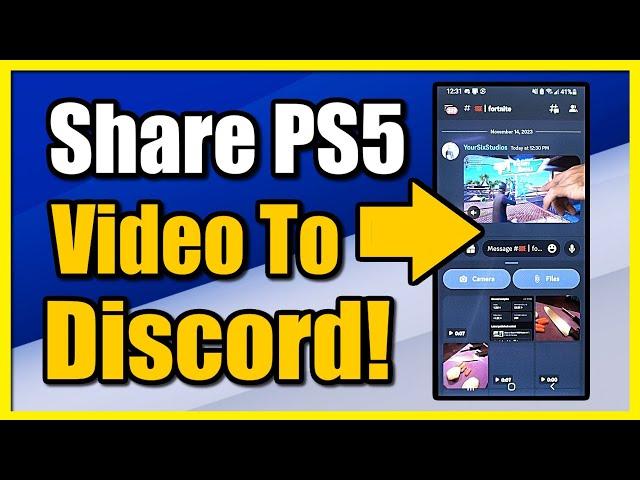 How to Share Video Clips from PS5 to DISCORD (Easy Tutorial)