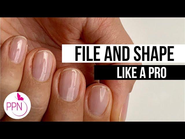 How to File and Shape Your Own Natural Nails