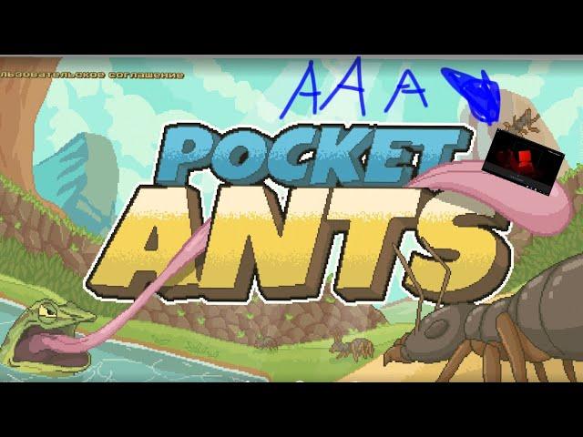 впервые играю в pocket Ants