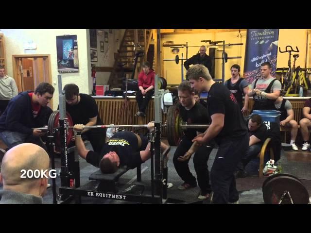 Carl Petter Sommerseth Julestevne KK-67 2014  787,5kg raw @116kg