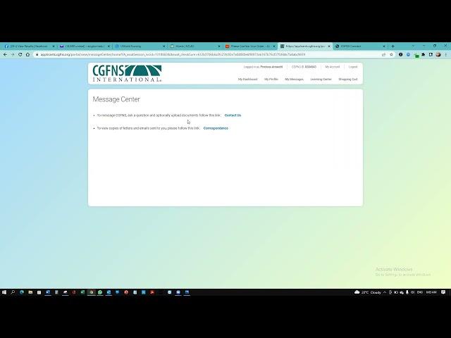 How to Upload Documents on CGFNS Portal