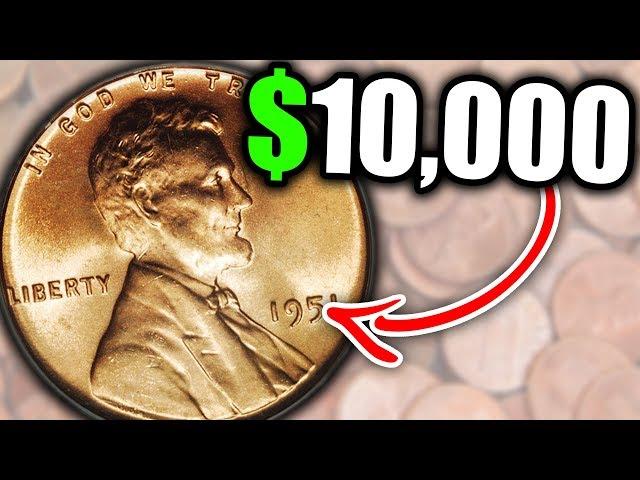1951 WHEAT PENNIES WORTH MONEY - RARE PENNY COINS TO LOOK FOR IN POCKET CHANGE!!